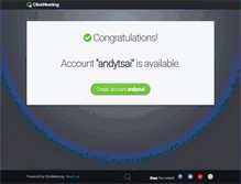 Tablet Screenshot of andytsai.clickmeeting.com